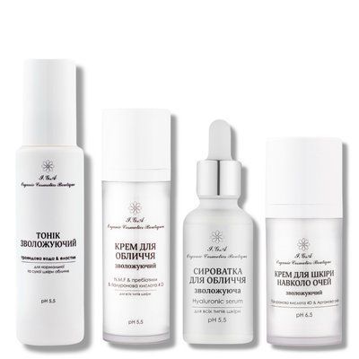 Комплексне зволоження для нормальної, сухої та чутливої шкіри обличчя Зс фото