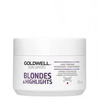 Маска анти-жовта для відновлення освітленого волосся Goldwell Dualsenses Blondes&Highlights 200 мл 212 фото